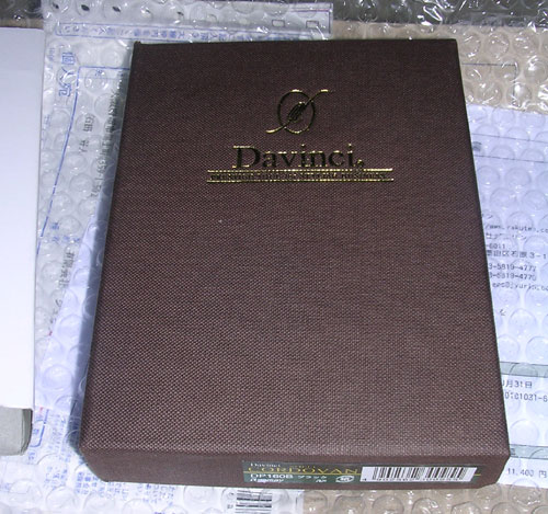 Davinci GRANDE �R�[�h�o�� �V�X�e���蒠�̊O��